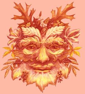 celtic leaf man