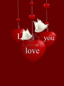 8307785-valentine-s-day-concept-lovebirds-flying-around-love-hearts