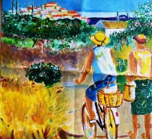 TOWARDS TOWN ACRYLIC