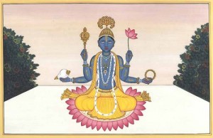 vishnu_seated_on_a_lotus_guler_school_hb55