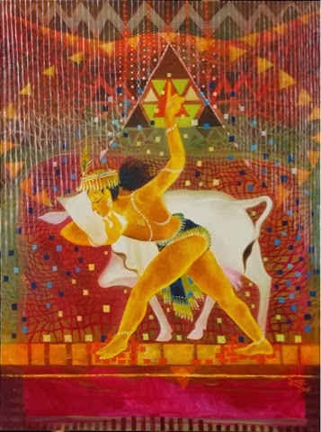 Gosakha. Oil on canvas. 2006. #krishnafortoday  Keshav