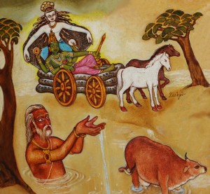 54 Bhagavatha - Akrura darshanam
