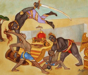 57 Bhagavatha - slaying of Kamsa