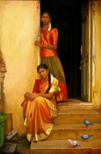 south-indian-women-paintings-wallpaper