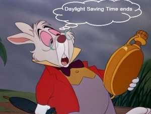 Daylight Saving Time ends