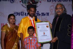 conferred doctorate to na.muthukumar