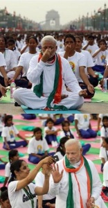 modi doing yoga