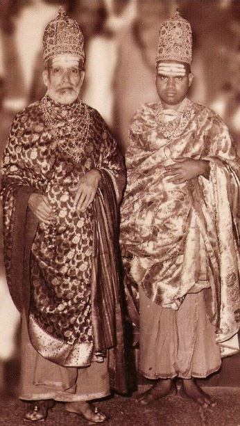 ஸ்ரீ அபினவவித்யாதீர்த்தரும் சீடரும்