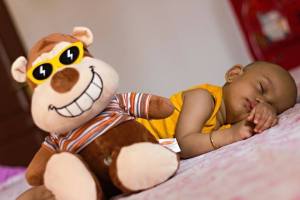 a sleeping baby