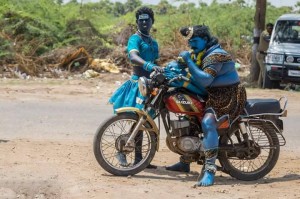 body painted persons