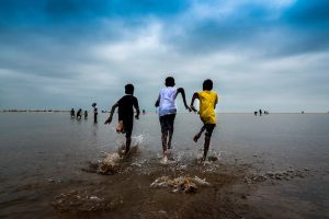 running children