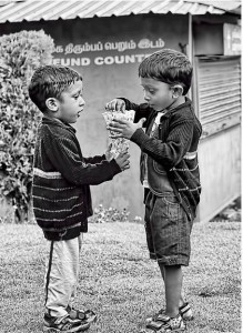 kids with eatable