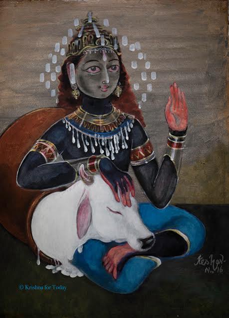 161130 -Navneet Krishna - KFT -watermark -acrylic/oil on canvas -lores