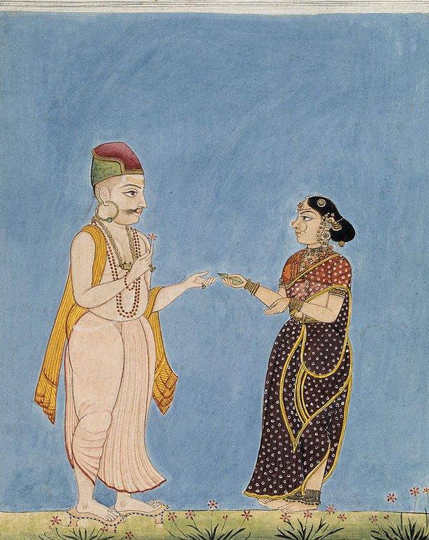 Artist : Company school (India, estab. late 18th century, closed late 19th century) Title : Date : circa 1800 Medium Description: opaque watercolour with gold on paper Dimensions : Credit Line : Gift of Mr George Sandwith 1957 Image Credit Line : Accession Number : 9636