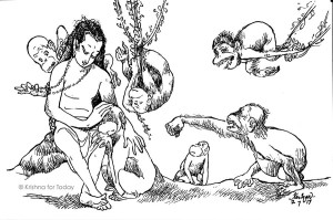 170702 - VAtsalya -drawing -Orangutan studies -lores