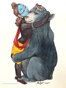 170824 -Krishna retrieves Syamantaka Mani from Jambavan #Vatsalya -lr