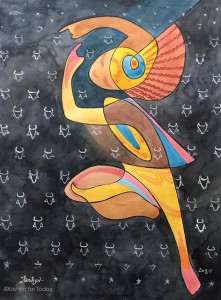 170820 -Gonakshatra - eka rekha series -watercolor -lr