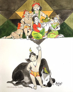 171204 - GoDaMa -NAmaraksha -watercolour -24x32cms Canson 200gsm -lr