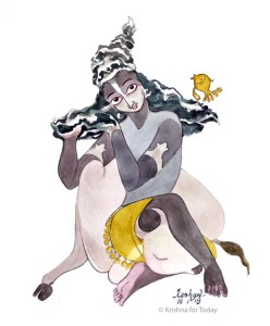 180116 - Sangeetha lahari -Krishna philharmonic-watercolour -lr 24x32cms