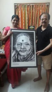 NITHYASREE & DK PAATTAMMAAL DRAWING.....!