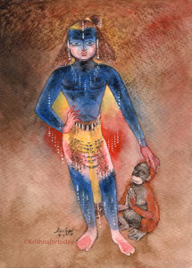180704 Krishnapremi - (Rajagopala) watercolour A4 lr
