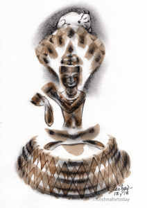 180718 Krishna Leela A4 wcol charcoal wm