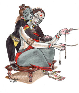 180820 Yashoda Krishna -A4 watercolour graphite 100 dpi lr