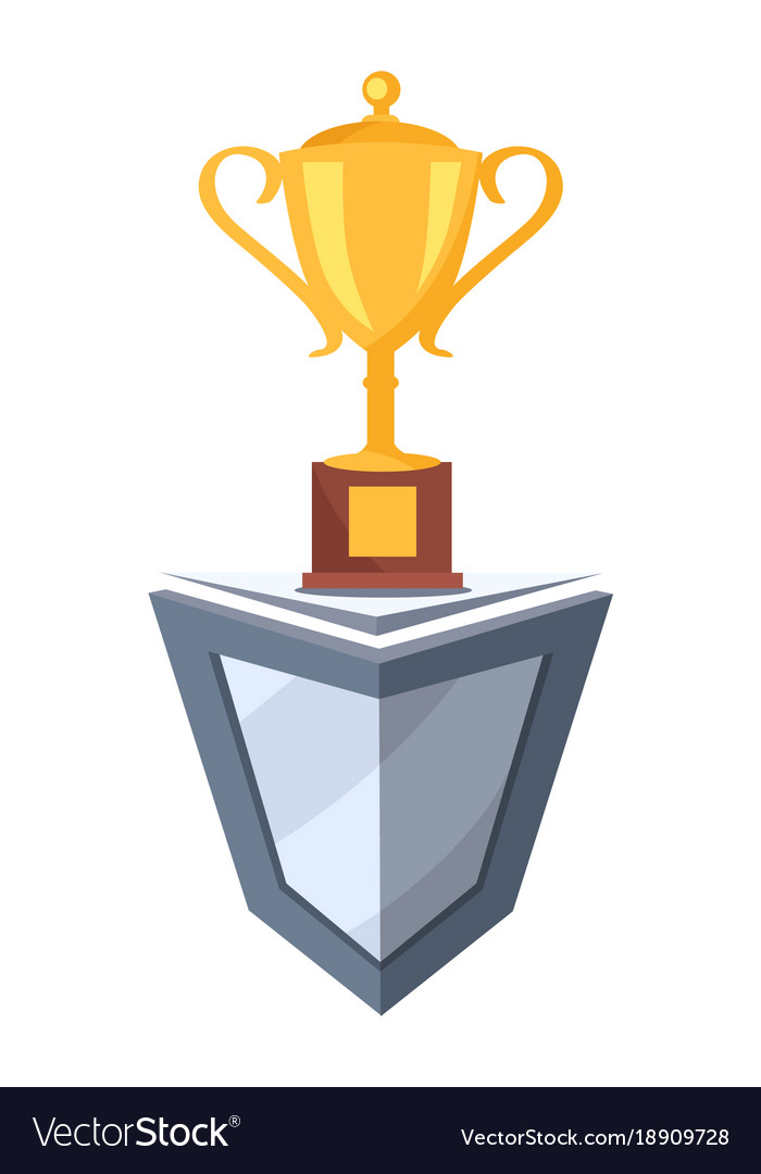 golden-cup-prize-icon-on-stand-vector-18909728