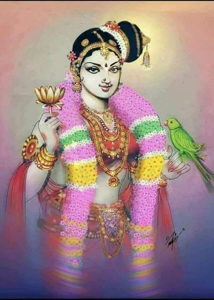 Andal - Shyam painting