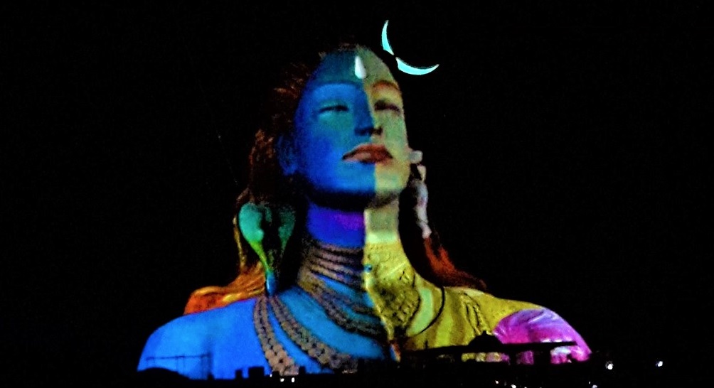 Adiyogi Laser show