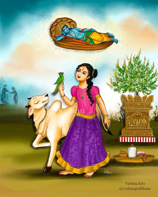 Andal 6 by Vishnuprabha