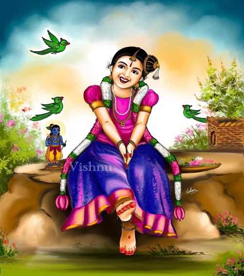 Andal by Vishnuprabha