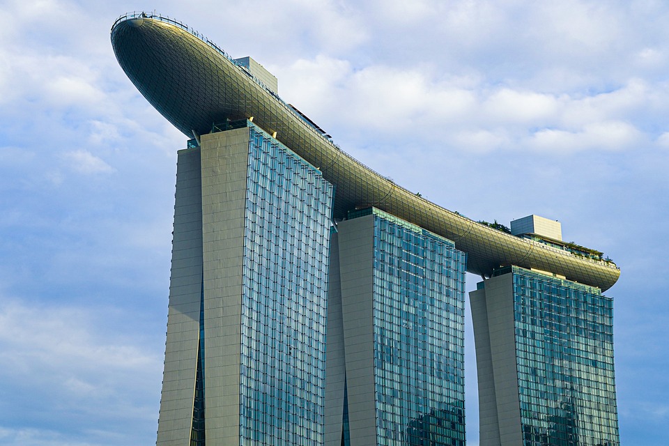 Building Singapore Hotel Marina Bay Architecture