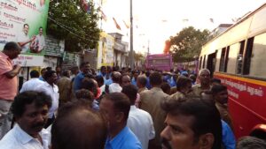 Bus strike in Chennai
