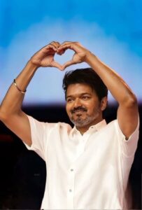 Vijay heart pose