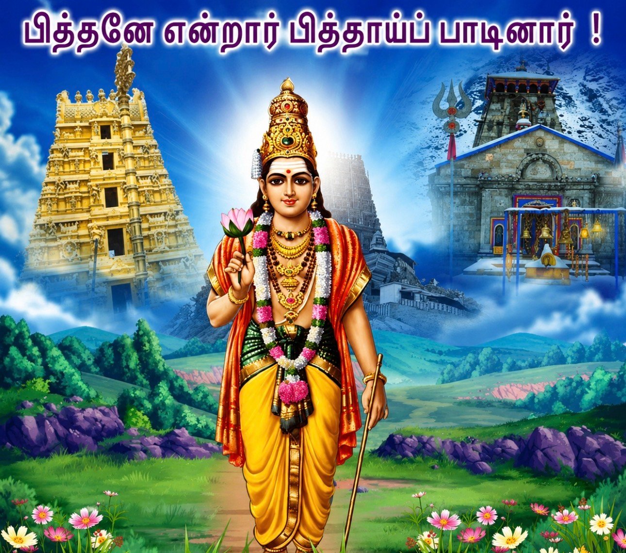 பித்தனே என்றார் பித்தாய்ப் பாடினார்!